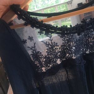 Urban Outfitters Light Long Sleeve Navy